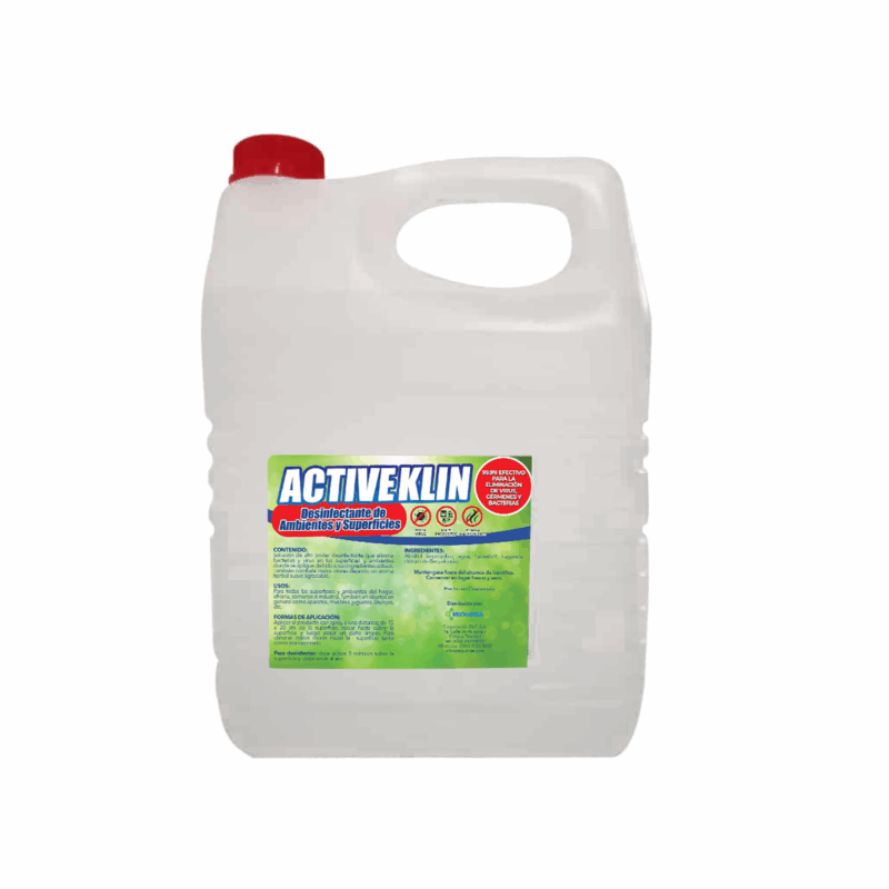 Desinfectante ActiveKlin multisuperficie en Guatemala. Producto hecho en Guatemala.