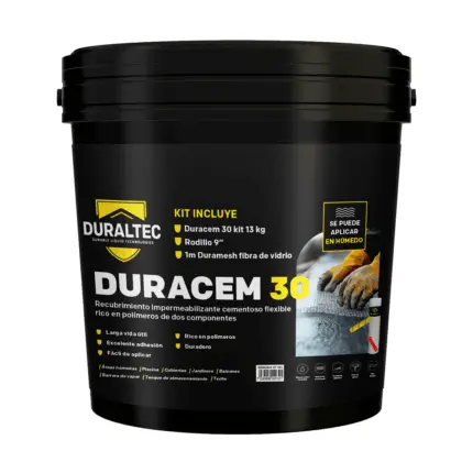 Impermeabilizante cementicio híbrido flexible de alta resistencia ideal para cisternas, no contamina el agua.