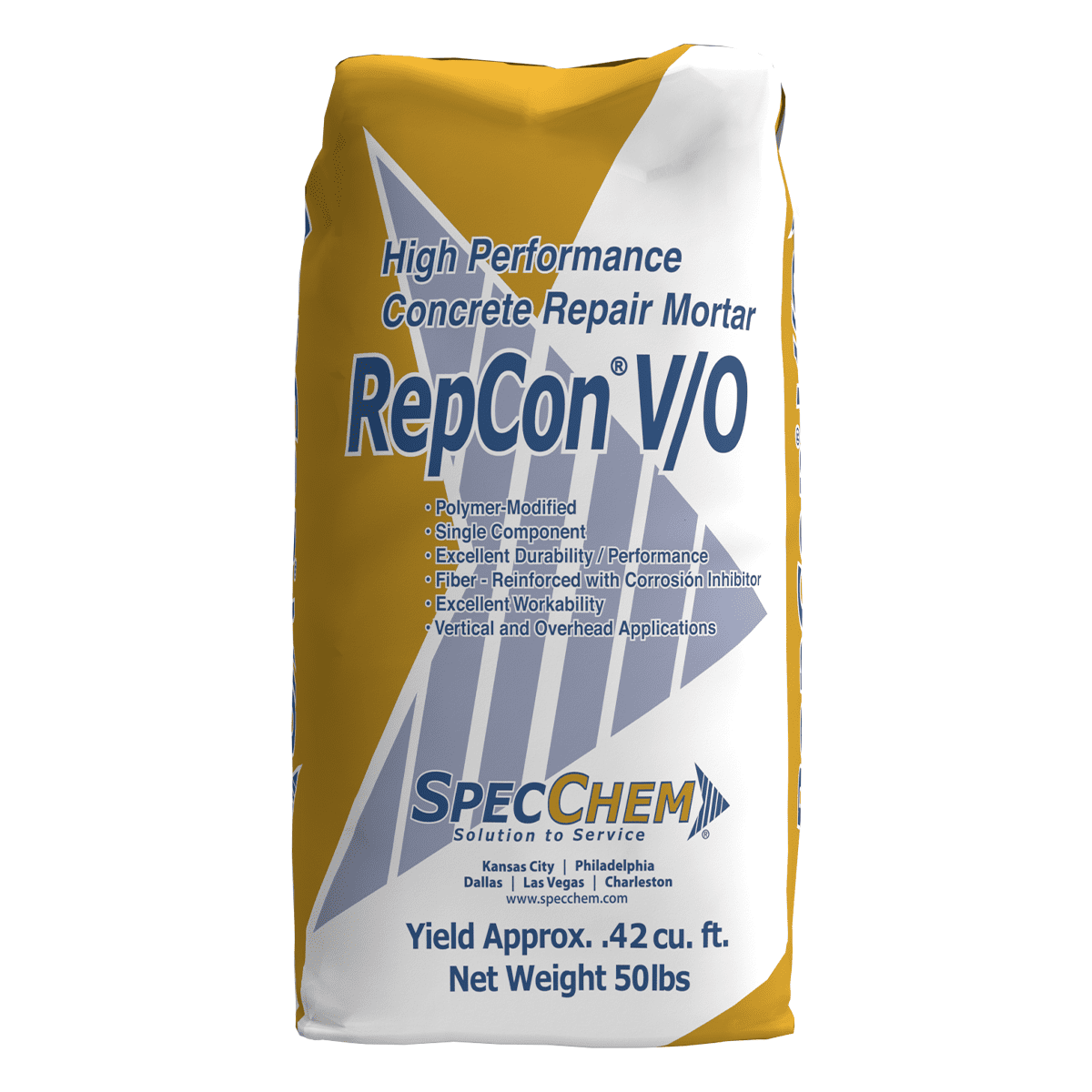 Repcon VO SPECCHEM Repcon VO SpecChem. Mortero de reparación vertical